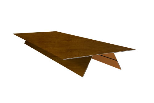 Планка стыковочная составная верхняя 0,45 Print Premium Golden Wood Intense FTC (2м)