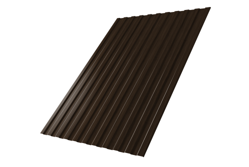 Профнастил С8A v02 Grand Line 0,45 Print Elite с пленкой Coffee Wood TwinColor