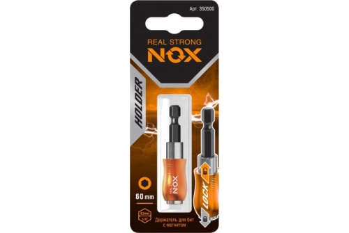 Держатель для бит Nox Quick Lock 60мм E6,3 карта (350500)