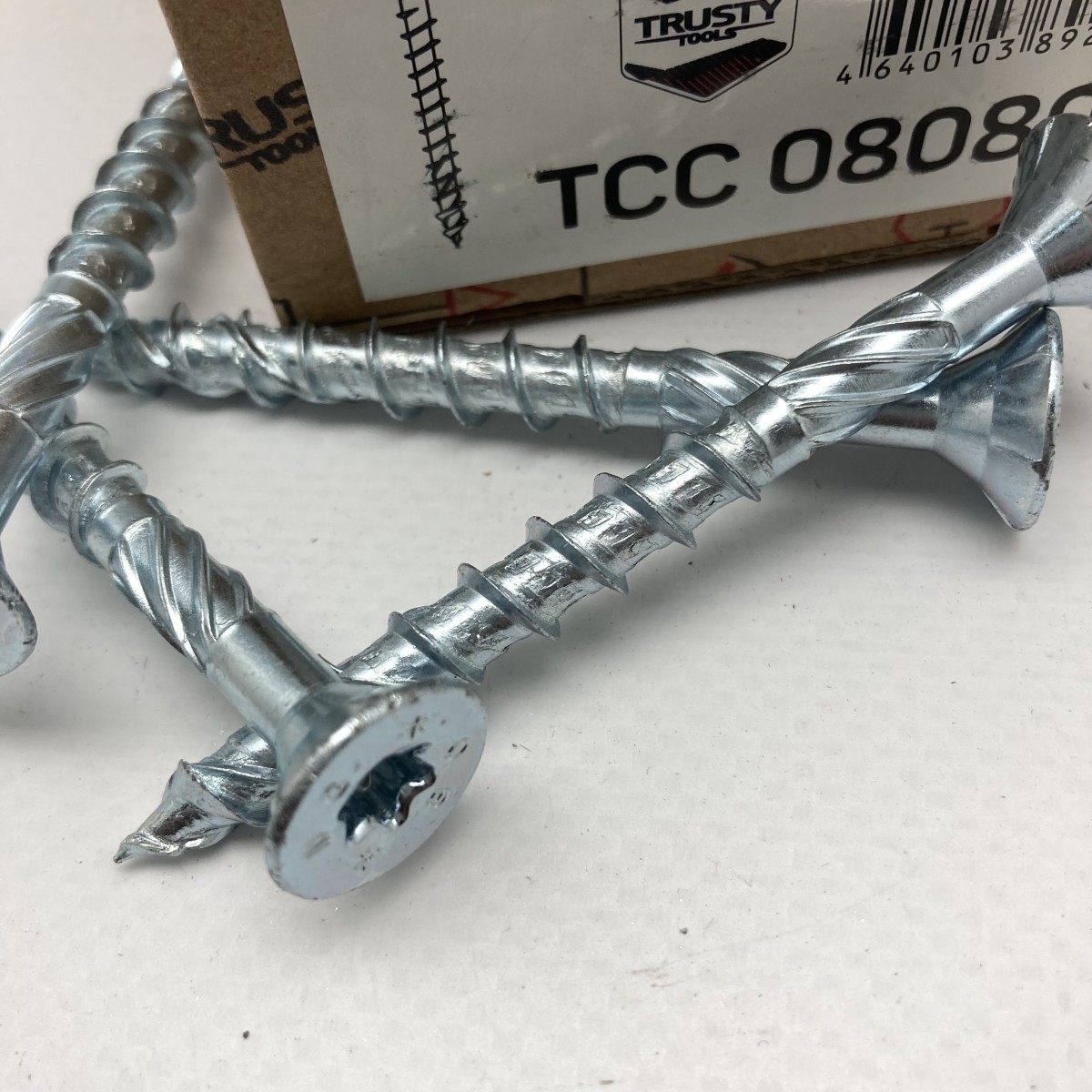 Конструкционные саморезы TCC 8х80 потайные (50 шт)