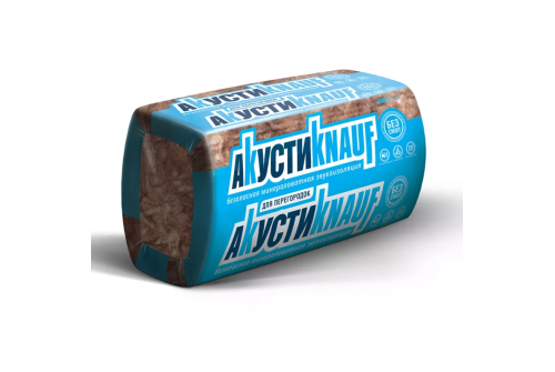 Звукоизоляция Knauf Akusti S37MR 12х75х610х1230 (9,0м2, 0,675м3)