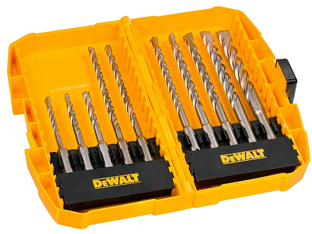 Набор буров DeWalt SDS+ (10 шт) в пластиковом кейсе