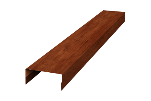 Крышка 30х20 для забора жалюзи Texas Grand Line 0,45 Print Elite Rowan TwinColor (2м)