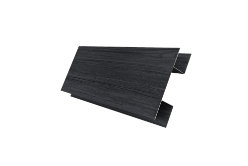 Планка H-образная Блок-Хаус new Grand Line 0,45 Print Premium Grey Wood TwinColor (3м)