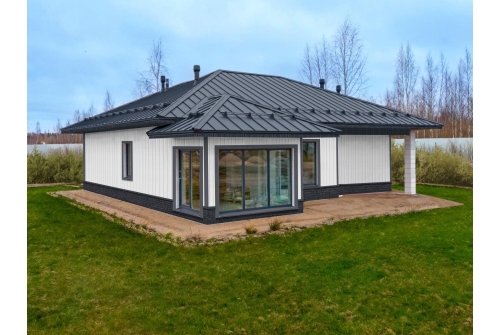 Фасадная панель Grand Line Сланец Classic графит