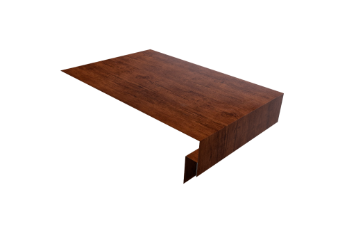 Планка околооконная сложная Экобрус Grand Line 200х50х25 0,45 Print Elite Cherry Wood TwinColor (2м)