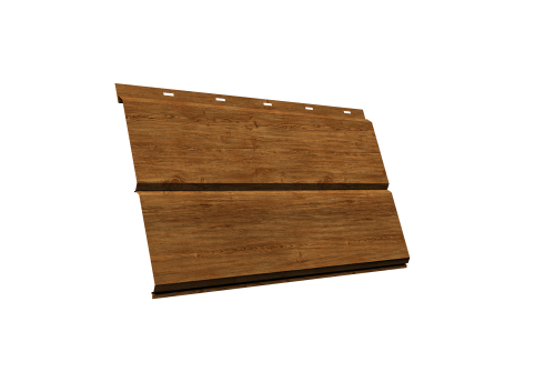 ЭкоБрус new 3D Grand Line 0,45 Print Elite с пленкой Golden Wood TwinColor