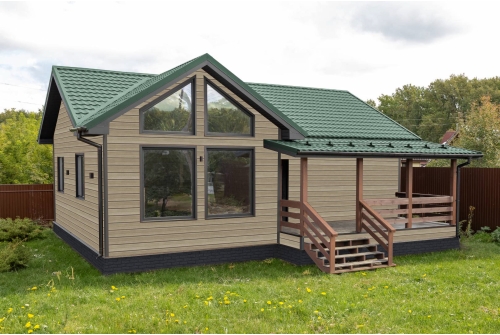 Сайдинг Natural-брус Grand Line Tundra ясень (3,0м)