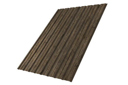 Профнастил С10B Grand Line 0,45 Print Elite Nordic Wood TwinColor