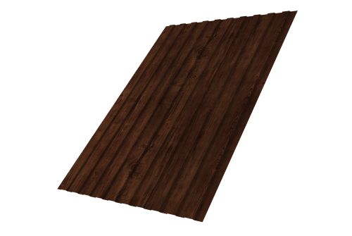 Профнастил С8B v01 Grand Line 0,45 Print Elite Cherry Wood TwinColor