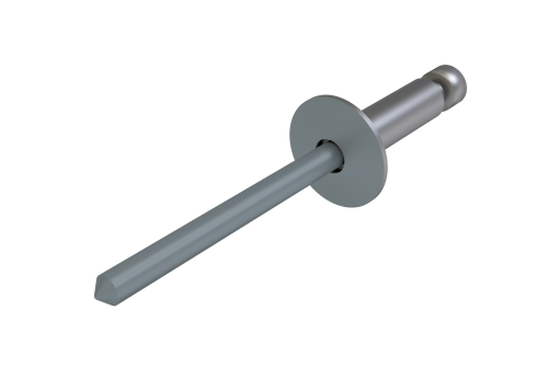 Заклёпка вытяжная Daxmer 3,2х8 (1000шт) сталь/сталь RAL 7024