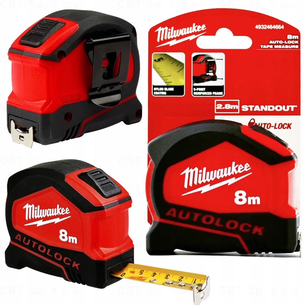 Рулетка Milwaukee Autolock 8 м х 25мм