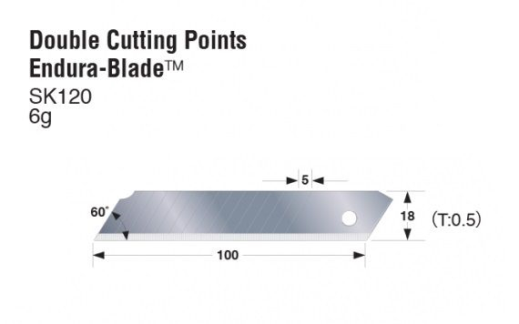 Лезвия Tajima Endura Blade LСB50 18 мм (50 шт)