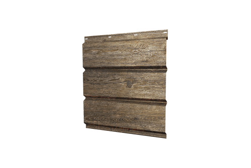 Софит металлический Классик Grand Line полная перфорация 0,45 Print Elite с пленкой Nordic Wood TwinColor