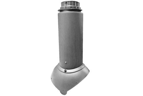 Выход канализации Krovent Pipe-VT 110/125 Изолированный серый