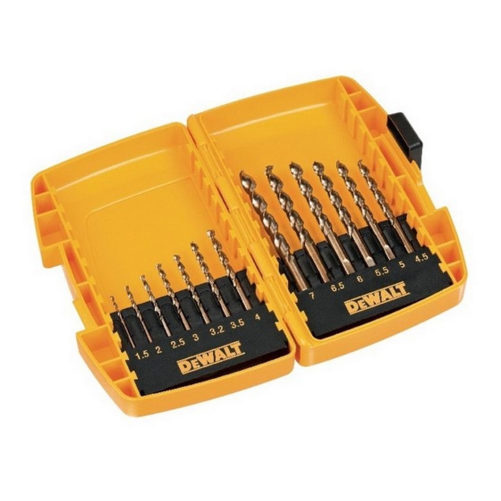 Набор сверл по металлу DeWalt HSS-G 1,5-7 мм (13 шт)