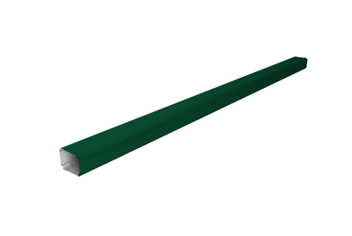 Труба гофрированная Vortex Lite Matt 76х102х3000мм RAL 6005 зеленый мох