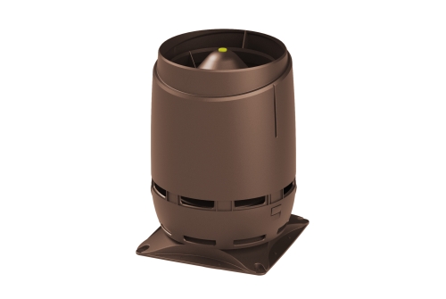 Выход вентиляционный Vilpe Flow 160S с основанием 300x300 коричневый