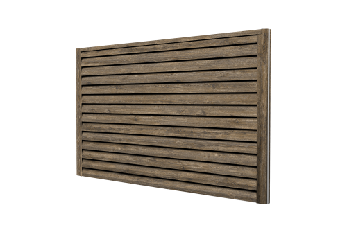 Ламель забора жалюзи Tokyo new Grand Line 0,45 Print Elite Nordic Wood TwinColor