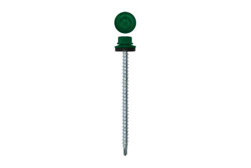 Саморез кровельный Daxmer 4,8х70 RAL 6029 (100) сверло №1