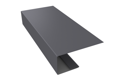 J-Профиль 18мм Grand Line 0,5 Satin с пленкой RAL 7004 сигнальный серый (3м)
