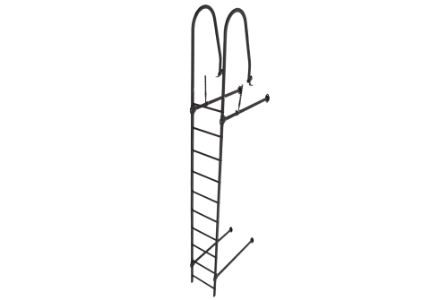 Лестница стеновая Grand Line RAL 8019 2,76м