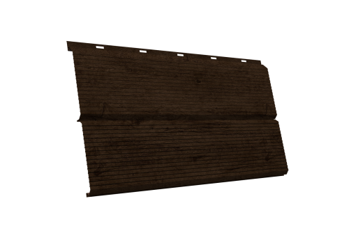 ЭкоБрус 0,345 Gofr Grand Line 0,45 Print Premium с пленкой Antique Wood TwinColor