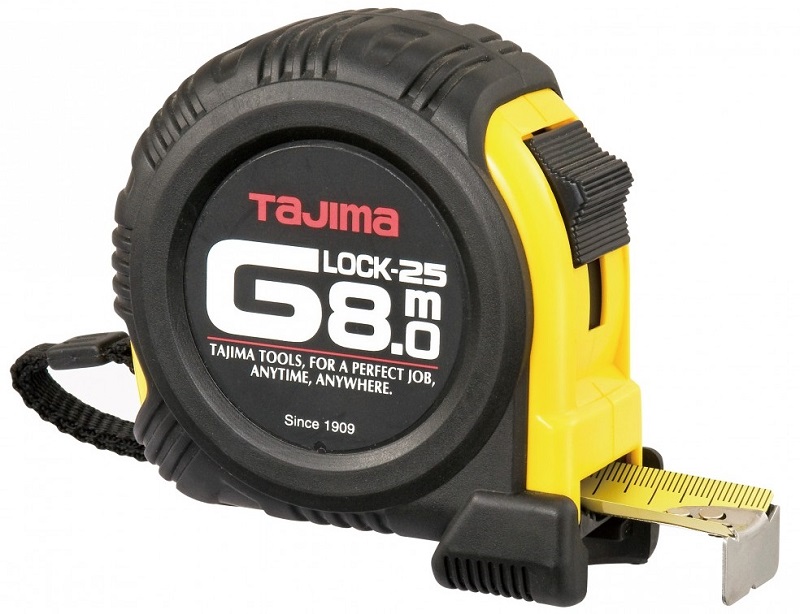 Рулетка TAJIMA G LOCK 8 м x 25 мм