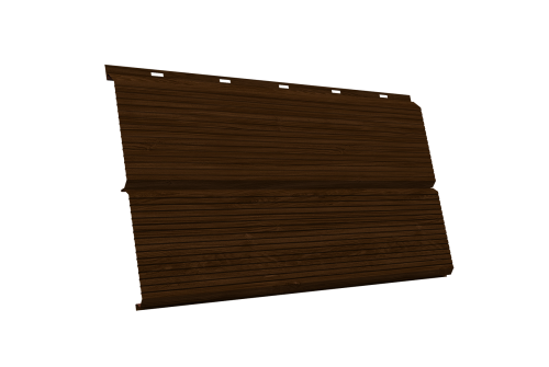ЭкоБрус 0,345 Gofr Grand Line 0,45 Print Elite Choco Wood TwinColor