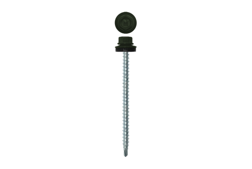 Саморез кровельный Daxmer 4,8х70 (100шт) сверло №1 RAL 6020