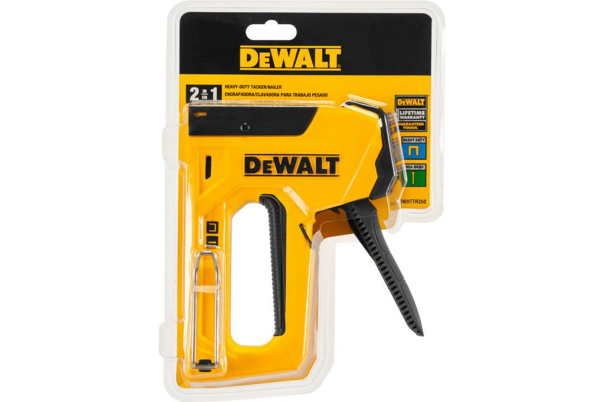 Степлер DeWalt Heavy-Duty для скоб и гвоздей