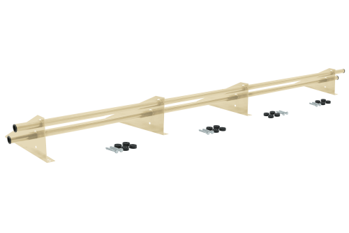 Снегозадержатель трубчатый универс. Optima плюс RAL 1015 3м
