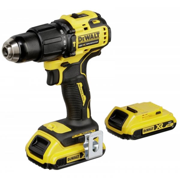 Аккумуляторная ударная дрель-шуруповёрт DeWalt DCD709L2T-QW