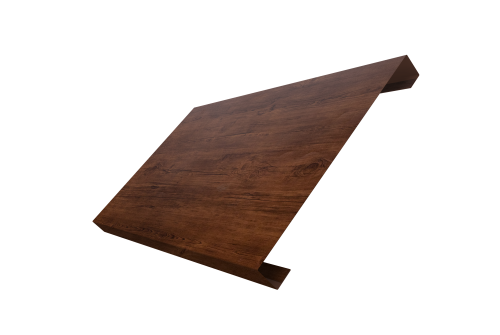 Ламель лицевая 200 забора жалюзи Texas Grand Line 0,45 Print Elite Cherry Wood TwinColor