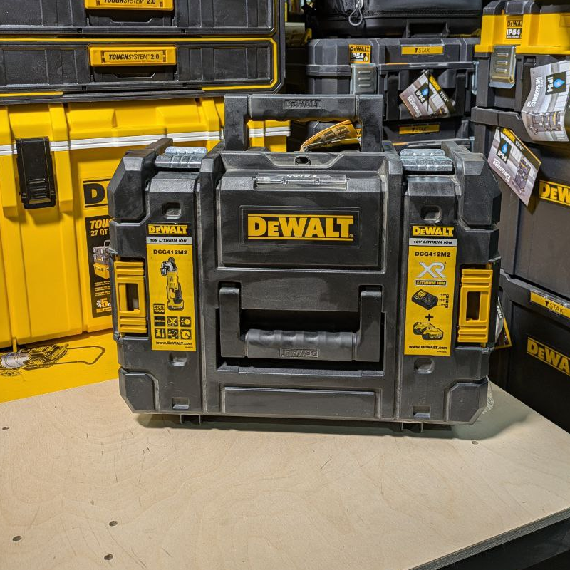Аккумуляторная УШМ DeWalt DCG412M2-QW