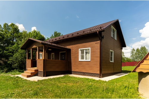 Сайдинг Блок-хаус Grand Line Tundra рябина (3,0м)