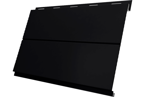 Вертикаль 0,2 line Grand Line 0,5 Satin Matt TX с пленкой RAL 9005 черный