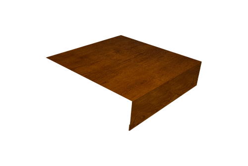 Планка околооконная простая 200х50 Grand Line 0,4 Print Premium Golden Wood Intense FTC (2м)