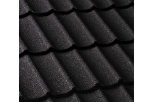 Лист композитной черепицы Gerard Diamant deep black