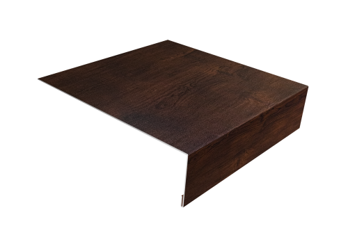 Планка лобовая/околооконная простая 190х50 Grand Line 0,45 Print Premium Cherry Wood Dark FTC (3м)