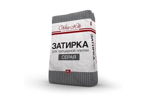 Затирка для тротуарной плитки White Hills серая (25кг)