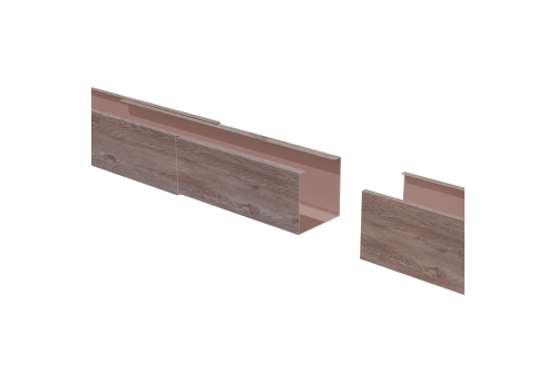 Соединитель профиля для КР Ш50/В50 White Wood Zn 0,45