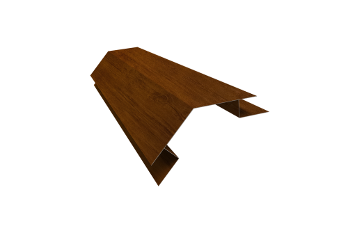 Планка угла внешнего сложного 135 градусов Блок-Хаус new Grand Line 0,45 Print-Double Premium Golden Wood Intense F (3м)