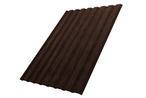 Профнастил С20A Grand Line 0,4 Print Premium Antique Wood TwinColor