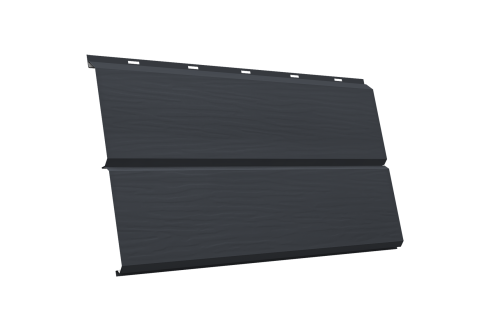 ЭкоБрус 3D 0,345 Grand Line 0,5 PE lite с пленкой RAL 7024 мокрый асфальт