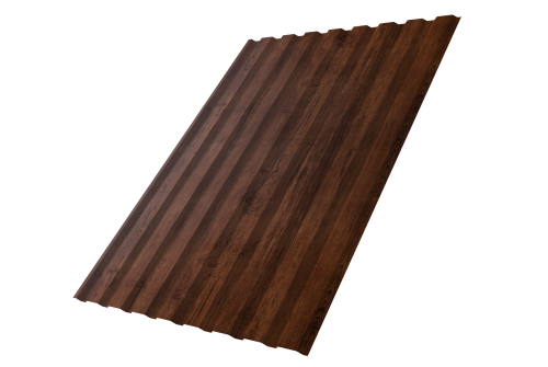 Профнастил С20A Grand Line 0,45 Print Premium Cherry Wood Fresh TwinColor