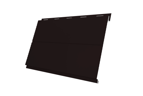 Софит металлический Вертикаль 0,2 line Grand Line 0,5 Satin с пленкой RAL 9005 черный