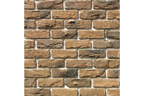 Рядовая плитка White Hills Бремен брик, тычок 307-41 с расшивкой 1,2 см