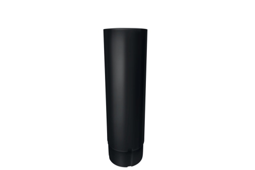 Труба круглая GL PE Matt 90 мм 3 м RAL 9005 черный