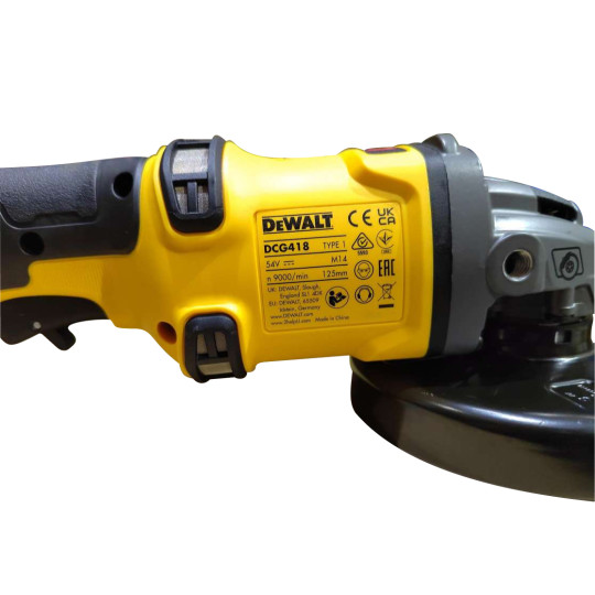 Аккумуляторная болгарка (УШМ) DeWalt DCG418NT